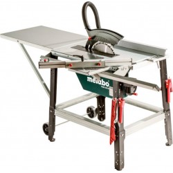 Metabo Scie circulaire de table TKHS 315 M - 4,20 DNB Kit avec chariot coulissant sur roulement à billes, pour courant triphasé 