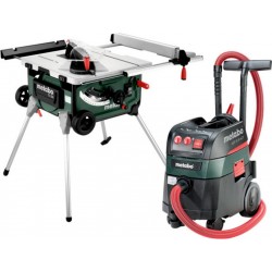 Metabo Set scie circulaire de table TS 254 + aspirateur tous usages ASR 35 M ACP metabo, carton 690889000