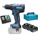 Makita perceuse sans fil DDF459RF3J, jeu de 3 batteries, 3.0 Ah