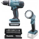 Makita Kit perceuse et visseuse sans fil DF347DWLX1