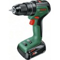 Bosch Perceuse-visseuse à percussion sans fil UniversalImpact 18V-60 : 1x PBA 18V 2.0Ah W-B 06039D7101