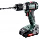 Metabo Perceuse à percussion sans fil SB 18 L BL, en coffret, 18V 2x2Ah Li-Ion + SC 30 602331500