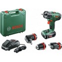 Bosch Perceuse à percussion sans fil à deux vitesses AdvancedImpact 18 QuickSnap, 1x PBA 18V 1,5 Ah 06039A3400