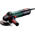 Metabo Meuleuse d'angle WEV 17-125 Quick Inox (600517000) avec réglage de la vitesse de rotation, écrou de serrage rapide