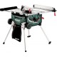 Metabo Scie circulaire de table sans fil TS 36-18 LTX BL 254 metabo, avec socle et fonction trolley, carton, 18V 4x8Ah LiHD + AS