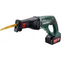 Metabo Scie sabre sans fil ASE 18 LTX metabo, Coffret, 18V 2x4Ah Li-Ion + ASC 55 602269610