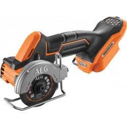 AEG Machine à tronçonner sans fil Brushless BMMS18SBL-0, Sub Compact, 18V, avec plusieurs disques 4935472280