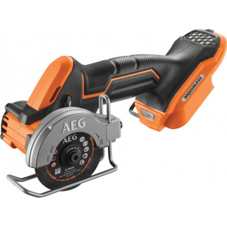 AEG Machine à tronçonner sans fil Brushless BMMS18SBL-0, Sub Compact, 18V, avec plusieurs disques 4935472280