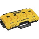 DeWalt Chargeur quadruple rapide DCB104-QW pour toutes batteries