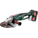 Metabo Meuleuse d'angle sans fil WPB 36-18 LTX BL 230 metabo, Coffret, 18V 4x8Ah LiHD + ASC Ultra 613102810