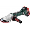 Metabo Meuleuse d'angle à tête plate sans fil WF 18 LTX 125 Quick metabo, Coffret, 18V 2x5.5Ah LiHD + ASC 145 601306660