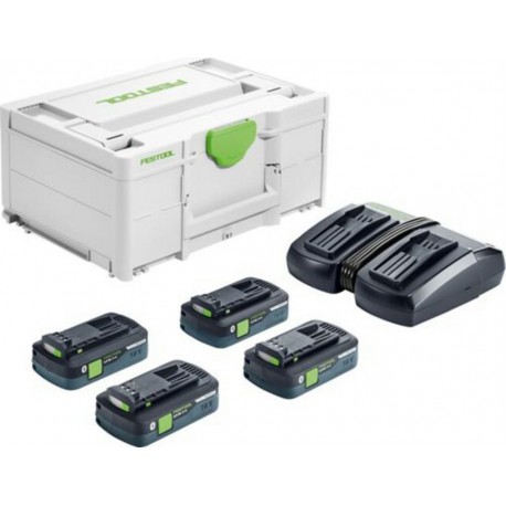 Festool Set Énergie SYS 18V 4x4,0/TCL 6 DUO 577104