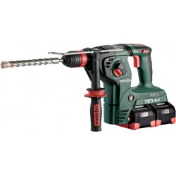 Metabo Marteau combiné sans fil KHA 36 LTX metabo, avec mandrin de rechange rapide Quick de, MetaLoc, 18V 4x8Ah LiHD + ASC Ultra