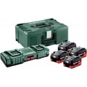 Metabo Basic-Set 4x LiHD 8,0Ah +2 ASC Ultra +ML 685135000