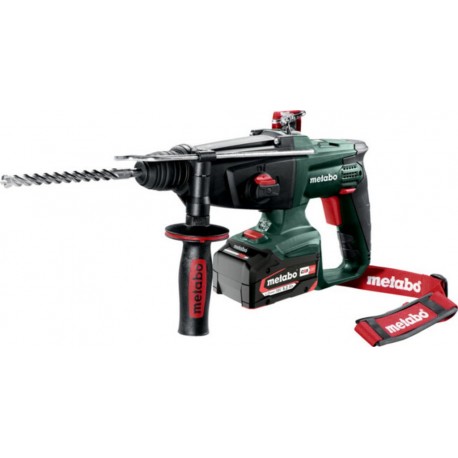 Metabo Marteau combiné sans fil KHA 18 LTX metabo, Coffret, 18V 2x5.2Ah Li-Ion + ASC 55 600210650