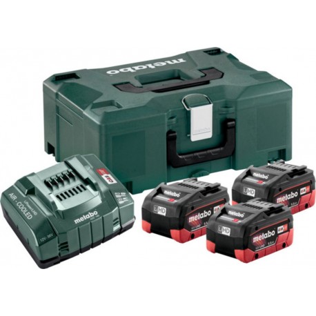 Metabo Set de base 3xLiHD 5,5 Ah + Metaloc (685069000)