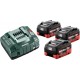 Metabo Basic-Set 3xLiHD 5.5 Ah 685074000