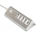 Brennenstuhl Multi chargeur estilo USB avec 1,5m de câble textile 4x chargeur USB type A + 1x type C 1508230