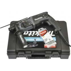 Makita Marteau combiné HR2470BX40 avec jeu de forets SDS+.