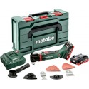 Metabo Outil multifonctions sans fil MT 18 LTX metabo, Coffret, 18V 2x4Ah LiHD + ASC 55 613021800