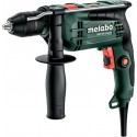 Metabo Perceuse à percussion SBE 650 Impuls avec mallette en plastique et mandrin à action rapide 600743500