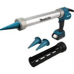 Makita Pistolet à cartouche à batterie 18 V/1,5 Ah avec porte-sac 600 ml DCG180RYEX