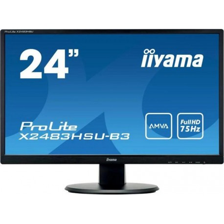 IIYAMA 24IN LED 1920X1080 16:9 1MS X2483HS-B3 E2483HS-B3