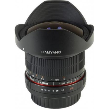 Samyang Objectif pour Reflex 8mm f/3.5 UMC Fisheye CS II pour Nikon