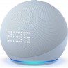 Amazon Assistant vocal Echo Dot 5 avec Horloge Bleu gris