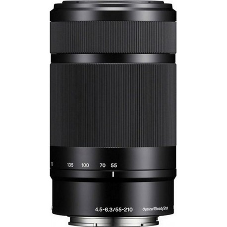 SONY Objectif pour Hybride SEL 55-210mm f4.5-6.3 OSS Noir