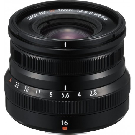 Fujifilm Objectif pour Hybride XF16mm F2.8 R WR Noir