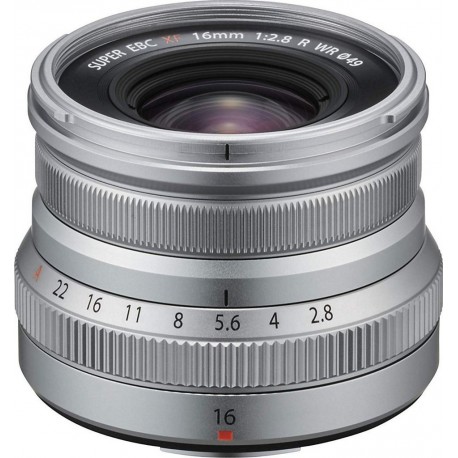 Fujifilm Objectif pour Hybride XF16mm F2.8 R WR Silver