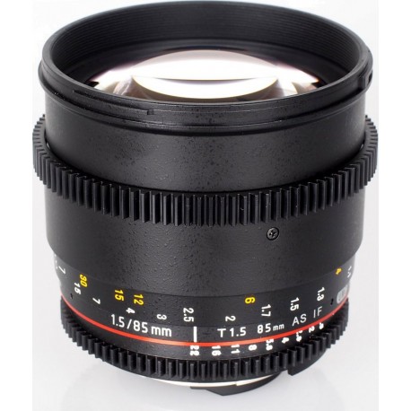 Samyang Objectif pour Reflex 85mm T1.5 AS IF UMC VDSLR Canon II