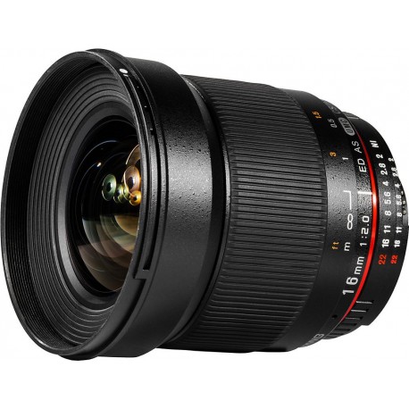 Samyang Objectif pour Reflex 16mm f/2 ED AS UMC CS Canon