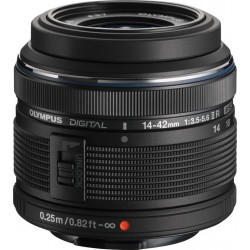 Olympus Objectif pour Hybride Digital ED 14-42mm II R 1:3.5-5.6 Noir