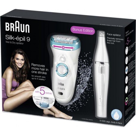 Braun Epilateur Électrique Silk Epil SE 9-558 SE9-558