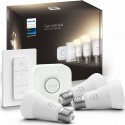 Philips Pack HUE White E27 x3 + pont + tlc