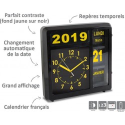 Orium Aide à l'autonomie et à la mobilité Horloge 11849 silencieuse