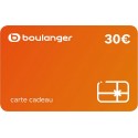 Boulanger Carte cadeau 30 Euros