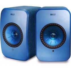 KEF Enceinte bibliothèque Enceinte sans fil LSX Wireless bleue