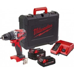 Milwaukee Perceuse à percussion sans fil 18V Li-Ion set M18 CBLPD-422C