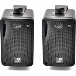 e-audio pack enceinte Home Cinéma B416B - Paire d'enceinte passive noire 4