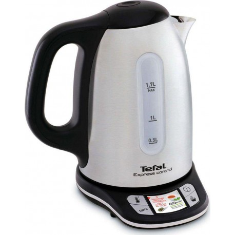 Tefal Bouilloire Express inox Contrôle Température 2400W 1,7L KI240D10