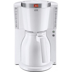 Melitta Cafetière Isotherme Look IV Therm Deluxe Blanc 1000W 15 Tasses 1011-11