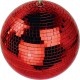 FX LAB Fx-lab FxLab Jeu de lumières Boule à Facette Rouge 30cm 12”