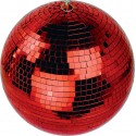 FX LAB Fx-lab FxLab Jeu de lumières Boule à Facette Rouge 30cm 12”