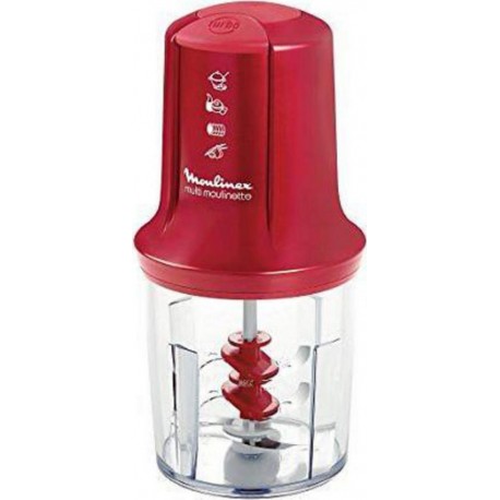 Moulinex Mini Hachoir Multifonction 0.5L 3 lames 500W AT714G32