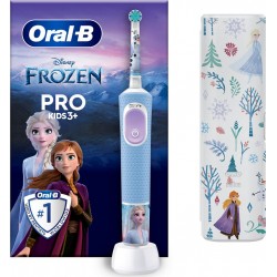 Oral-B Brosse à dents électrique Vitality Pro Kids Frozen + Etui de voyag