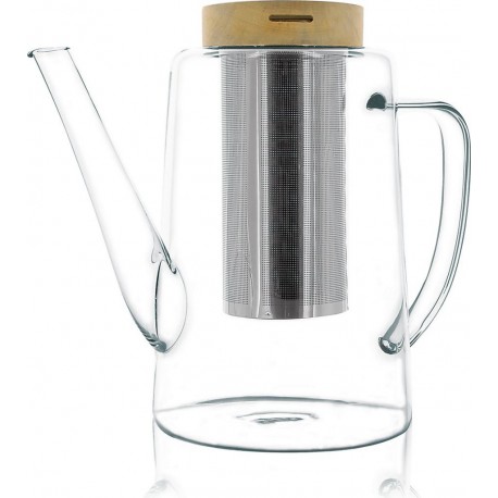 Ogo Living Théière Gustave en verre Borosilicate 1.2 L