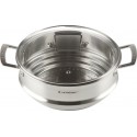 Le Creuset Cuiseur vapeur inox classique 20 22 24cm et couvercle